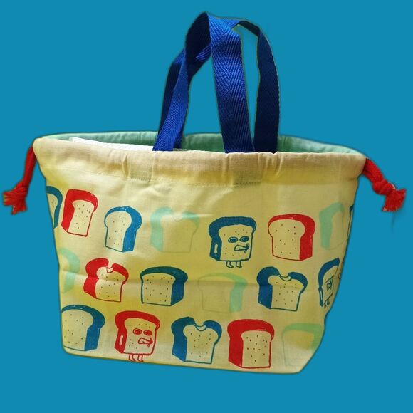 Pan Dorobo bread thief mini tote drawstring bag - Picture 1 of 9